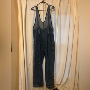 Free People High Roller Jumpsuit - Sapphire Blue
